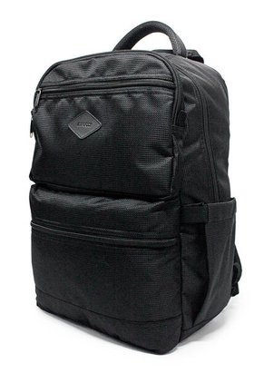 Morral Grande Viajero Macoly 295 Lona Negro Textura