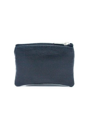 Monedero Macoly AM Cuero Doble Cremallera Tala Negro