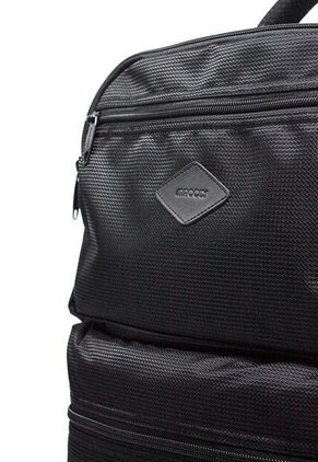 Morral Grande Viajero Macoly 295 Lona Negro Textura