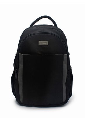 Morral Grande Macoly 285 Lona Negro X Gris