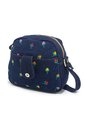 Bolso Manos Libres Macoly M820 Jean Bordado de Macoly