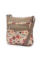 Bolso Manos Libres Macoly 751 Floralia Taupe de Macoly