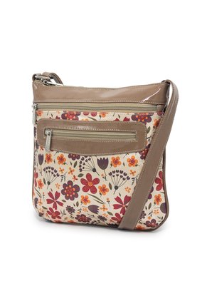 Bolso Manos Libres Macoly 751 Floralia Taupe