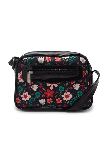 Bolsos Manos Libres Macoly 788 Floralia Negro