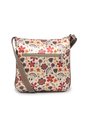 Bolso Manos Libres Macoly 751 Floralia Taupe de Macoly
