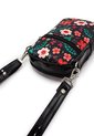 Bolso Manos Libres Macoly 851 Floralia Negro de Macoly