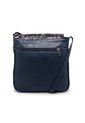 Bolso Manos Libres Macoly C325 Cuero Tala Azul Mariposas de Macoly