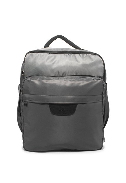 Morral/Maleta De Viaje Macoly 312 Lona Gris Satinada