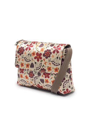 Bolso Manos Libres Pequeño Macoly 573 Floralia Taupe