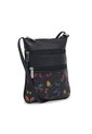 Bolso Manos Libres Macoly 320 Cuero Tala Negro Mariposas de Macoly
