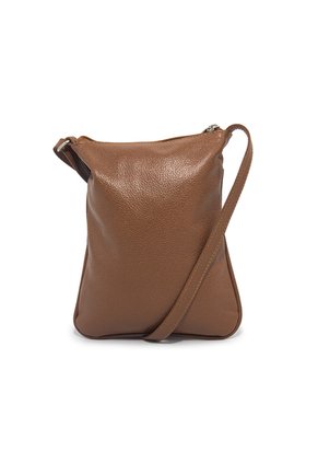 Bolso Manos Libres Macoly 320 Cuero Tala Miel Mariposas