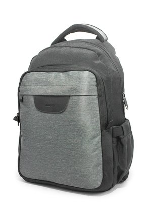 Morral Grande Macoly 268 Lona Negro X Gris Textil