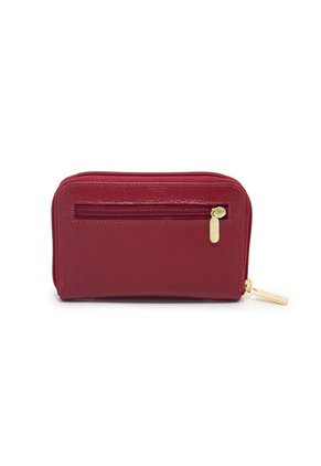 Billetera Mediana Macoly A042 Cuero Rojo Tala