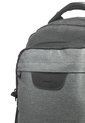 Morral Grande Macoly 268 Lona Negro X Gris Textil de Macoly