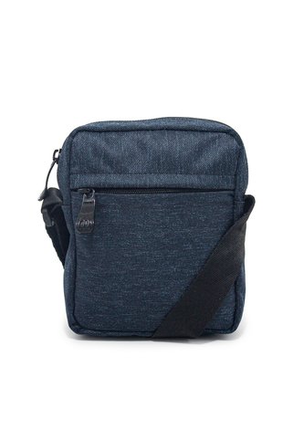 Bolso Manos Libres Macoly 324 Lona Azul Oscuro Textil Macoly