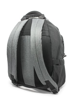Morral Grande Macoly 268 Lona Negro X Gris Textil