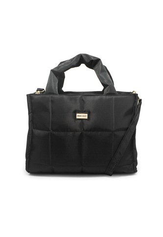 Bolso De Hombro Manos Libres Macoly 883 Nuba Negro Macoly