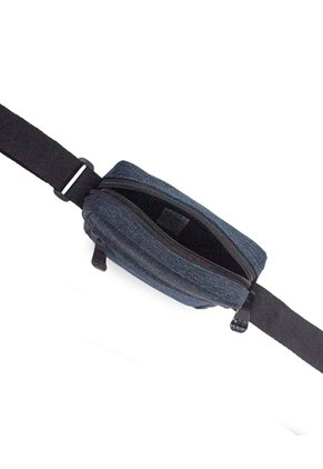 Bolso Manos Libres Macoly 324 Lona Azul Oscuro Textil