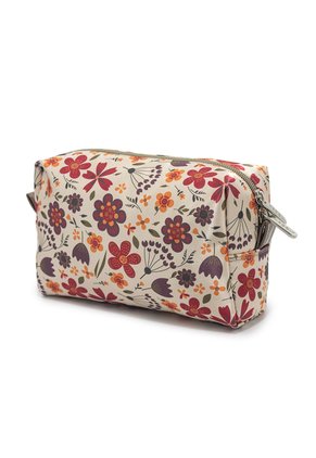 Cosmetiquera Grande Macoly Floralia Taupe
