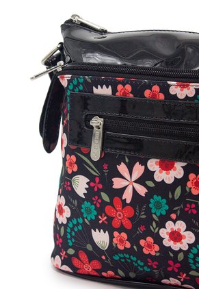 Bolso Manos Libres Macoly 817 Floralia Taupe