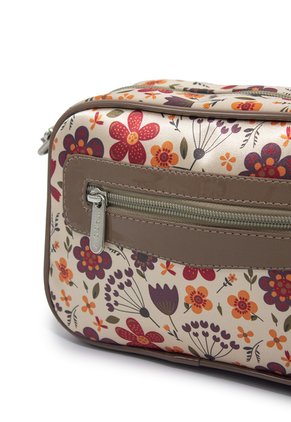 Bolsos Manos Libres Macoly 788 Floralia Taupe