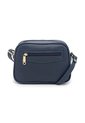Bolso Manos Libres Macoly 788 Cuero Azul de Macoly