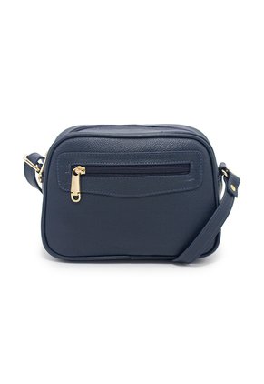 Bolso Manos Libres Macoly 788 Cuero Azul