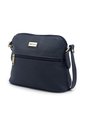 Bolso Manos Libres Macoly 789 Cuero Azul de Macoly