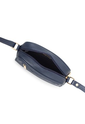 Bolso Manos Libres Macoly 788 Cuero Azul