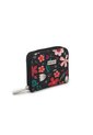 Billetera Mini A012 Floralia Negro de Macoly