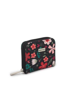 Billetera Mini A012 Floralia Negro