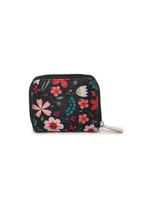 Billetera Mini A012 Floralia Negro