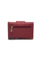 Billetera Median Macoly 046 Cuero Tala Rojo de Macoly