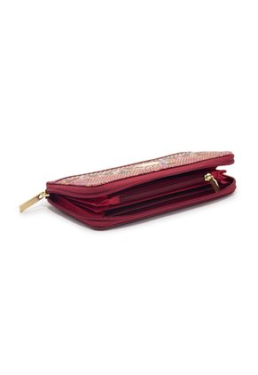 Billetera Grande Macoly A04 Cuero Tala Rojo