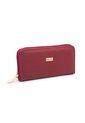 Billetera Grande Macoly A04 Cuero Rojo Liso de Macoly