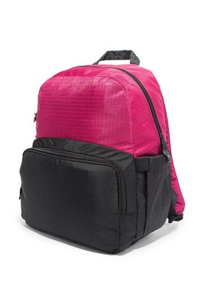Morral Mediano Macoly 321 Lona Negro X Fucsia