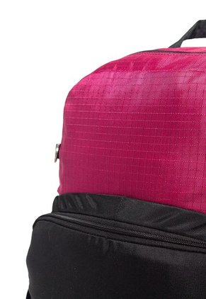 Morral Mediano Macoly 321 Lona Negro X Fucsia