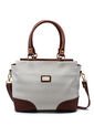Bolso De Hombro Manos Libres Macoly 874 Mix Blanco X Miel de Macoly
