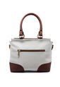 Bolso De Hombro Manos Libres Macoly 874 Mix Blanco X Miel de Macoly