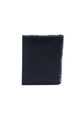 Portadocumento Plano AM13 Cuero Tala Negro Flores