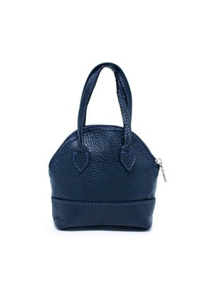 Monedero Cuero Tala Azul Manija Pajaros