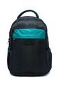Morral Grande Macoly 268 Lona Negro  X Verde Aguamarina de Macoly