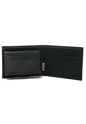 Billetera Hombre 307 En Cuero Negro