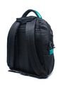 Morral Grande Macoly 268 Lona Negro  X Verde Aguamarina de Macoly
