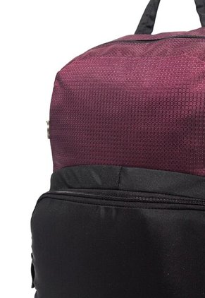 Morral Mediano Macoly 321 Lona Negro X Vinotinto