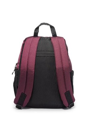 Morral Mediano Macoly 321 Lona Negro X Vinotinto