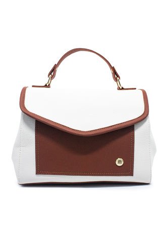 Cartera Manos Libres Macoly 860 Mix Blanco X Miel Macoly