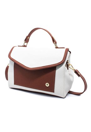 Cartera Manos Libres Macoly 860 Mix Blanco X Miel