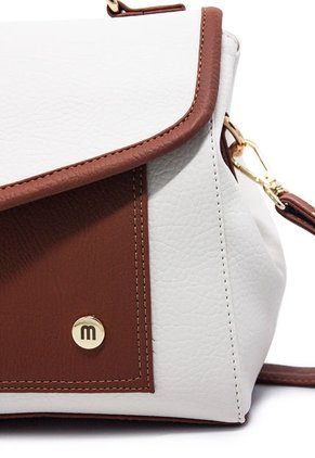 Cartera Manos Libres Macoly 860 Mix Blanco X Miel