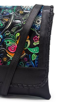 Bolso Manos Libres AM01 Cuero Tala Negro 